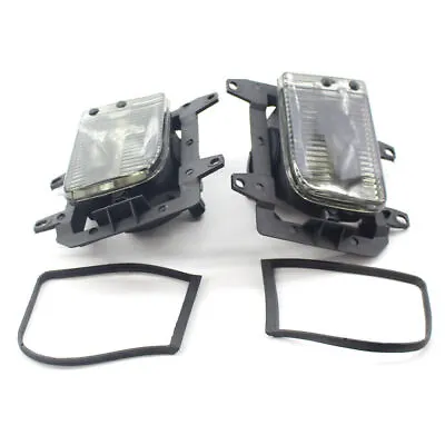 L+R ABS Front Bumper Smoke Fog Light Lens Kit For BMW 85-93 E30 318i 320i 325i • $57.05