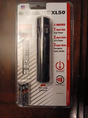 Maglite XL50 3 X AAA Alkaline Flashlight XL50-S301C • $29.99