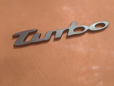 $15.95 • Buy Volkswagen Black Turbo Emblem 