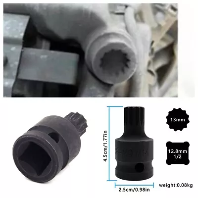 For VW MKV CARS M14 12pt 1/2inch Tool Triple Square Rear Brake Caliper Socket • $12.99