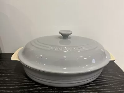 LE CREUSET  Grey Stoneware Casserole Dish 12x27cm • £66.49