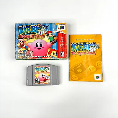 Kirby 64 The Crystal Shards Nintendo 64 N64 Game NTSC Authentic • $199.97