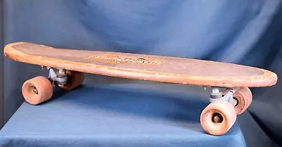 Vintage! ~ Early 1970's Era / Variflex /  Flexible Flyer  / Wooden Skateboard! • $129.95