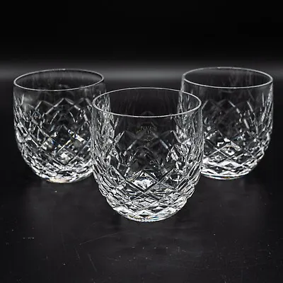 $210 • Buy Waterford Crystal Powerscourt Old Fashioned Tumbler Glasses Set Of 3- 3 1/2 