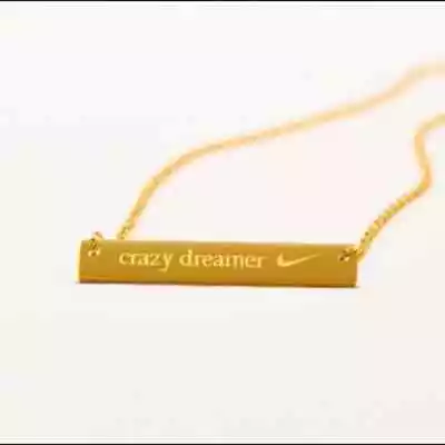  Limited Edition Nike Crazy Dreamer Bar Necklace - Unisex Streetwear Style • $95