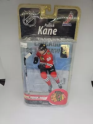 PATRICK KANE MCFARLANE FIGURE NHL 25 CHICAGO BLACKHAWKS *Yellowed Damage Package • $49.99