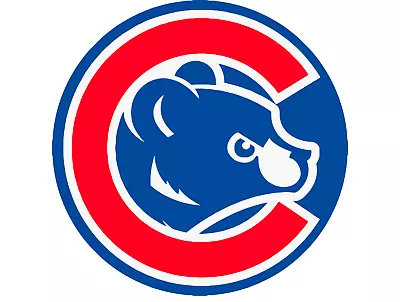 Chicago Cubs Cub MLB Baseball Full Color Logo 3  Decal Sticker-Free Shipping • $2.99