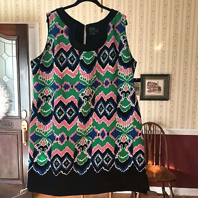 NWT Gabby Skye Dress Navy Multicolor NEW Size 22W • $17.99