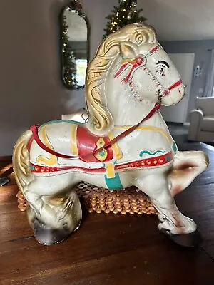 VINTAGE 1950's Antique MOBO Pony Toy Horse Pressed Metal • $75