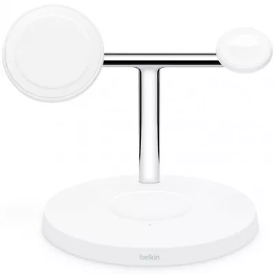 Belkin BOOSTCHARGE PRO 3 In 1 MagSafe Wireless Charger WIZ009 - NO WALL ADAPTER • $39.99