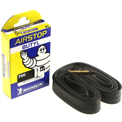 Michelin Airstop Butyl Tube 700 X 18-25 80mm PRESTA Valve Road Track Fixed Deep • $11.99