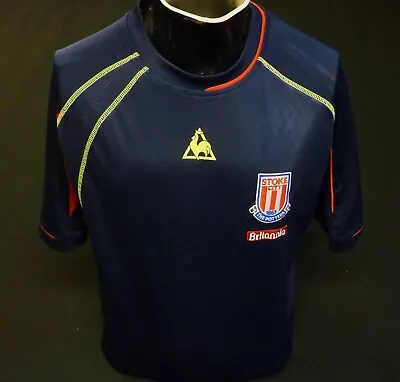 Stoke City Football Shirt 2009 / 2010 Training Le Coq Sportif Size XL • £21.95