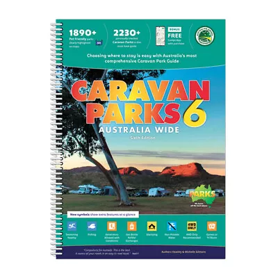 Hema Caravan Parks 6 Australia Wide Book  - Spiral Bound - A4 • $53.54