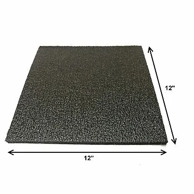 Foam Sheet 12 X 12  0.5  1/2  Thick Black Packaging Shipping Firm _998-53x1 • $3.98