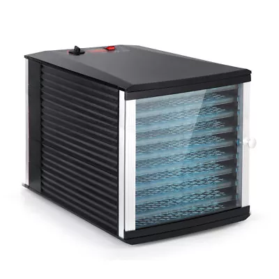 10 Tray Food Dehydrator Beef Jerky Maker Home Kitchen Fruit Commercial Dryer • $142.34