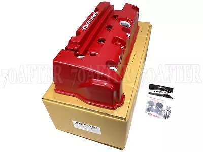 K-Tuned Vented Valve Cover For Honda K-Series K20A K20Z K24A (Wrinkle Red) • $409.88