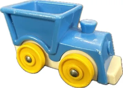 Vintage Fisher-Price Little People Blue Train Car • $5.50