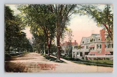 1914. Montclair Nj. South Mountain Ave. Postcard. Xz24 • $8