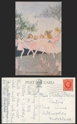Ida Rentoul Outhwaite 1935 Old Postcard Were Seven Of Them Altogether Butterfly • £33.99