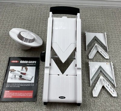 $17.10 • Buy OXO Good Grips V-Blade Mandoline Slicer Complete Set EUC Manual Included Clean
