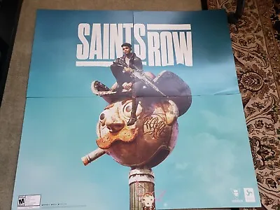 $45.99 • Buy Saints Row 47  X 48  Video Game Poster Promo THICK Display Ad BRAND NEW 4Pcs