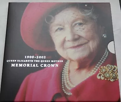 2002 Queen Mother Memorial Five Pounds £5 Royal Mint Pack • £9.99