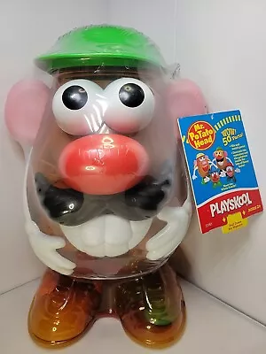 New W Tags 2002 Hasbro Giant Mr. Potato Head 13” Storage Container With 50 Parts • $58.99