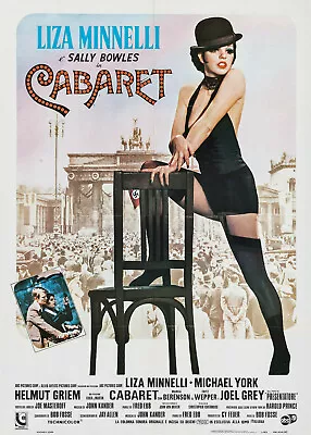 CABARET Film Window Poster - Liza Minnelli / Joel Grey - Reprint • £6.99