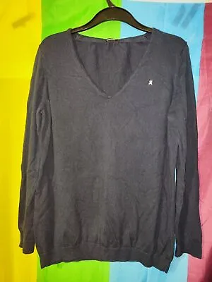 Gaastra Mens V-Neck Dark Grey Sweater Mens Size XXL 2XL • $22.67