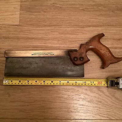 Marples & Sons Ltd Special Quality Brass Backed Tenon Saw Made In SHEFFIELD • £16.50