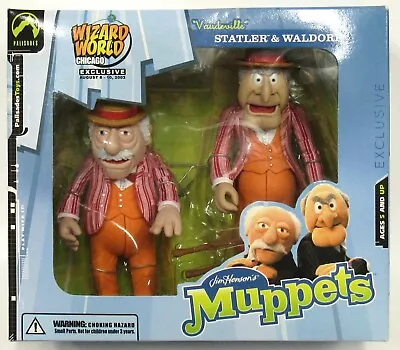 Palisades Muppets Wizard World Chicago Vaudeville Statler & Waldorf 2003 #1 • $44.97