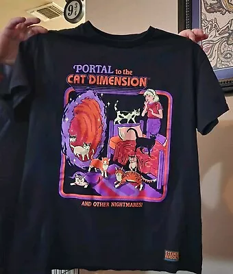 Rumwe Steven Rhodes Portal To The Cat Dimension Tshirt Size Medium • $10