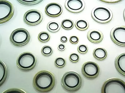 £2.35 • Buy 1/8  Bsp Dowty Seals / Bonded Rubber Washers - Choose Pack Size