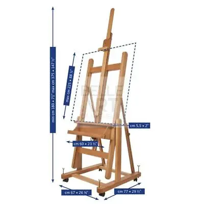 £408.81 • Buy Table Top Easel Studio Transforming IN Table IN Beech Oiled M/18