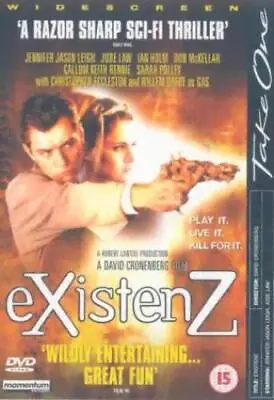 EXistenZ DVD (2002) Jennifer Jason Leigh Cronenberg (DIR) Cert 15 Amazing Value • £3.18