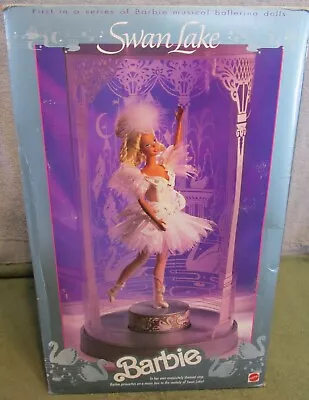 1991 Barbie Swan Lake Music Box Doll In Themed Case~Unused~Boxed~Excellent~LOOK • $39.99