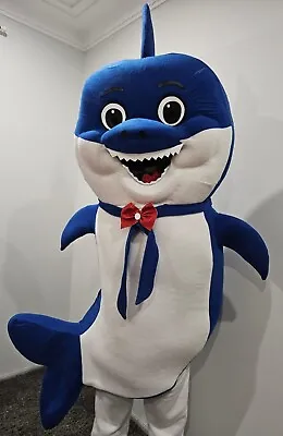 Blue Shark Baby Shark Daddy Shark Mascot Costume *hire Only* • $100