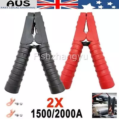 1set 1500A Heavy Duty Alligator Battery Clamps  Jumper Lead Test Clips Connector • $18.40