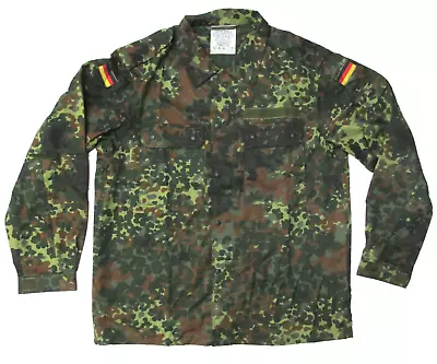 Flecktarn Camouflage German Army Shirt/Jacket - NEW Unissued - Size GR10 • $25.99