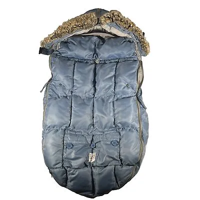 7 A.M. Enfant Le Sac Igloo Large 18M-3T Stroller Warm Cover Bunting Blue (D003) • $44.99