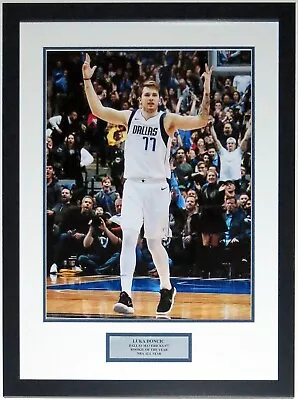 $199.99 • Buy Luka Doncic Dallas Mavericks Game Winning 16x20 Photo Framed All Star Plate