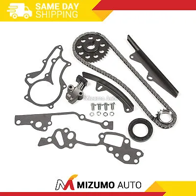 Heavy Duty Timing Chain Kit (w/ 2 Metal Guides) Fit 85-95 2.4 Toyota 22R 22RE • $41.95