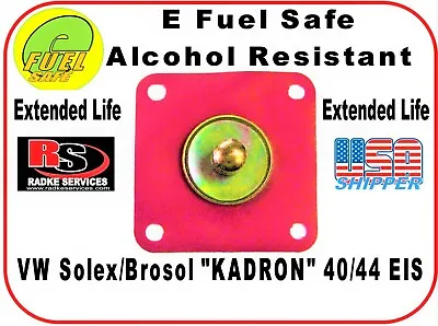  VW  KADRON  SOLEX/BROSOL  ALCOHOL RESISTANT DIAPHRAGM EFUEL SAFE H/DUTY Radke  • $8.95