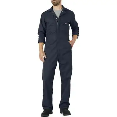 Dickies Navy Blue Men's Temp Control Flex Long Sleeve Coverall NEW • $39.56