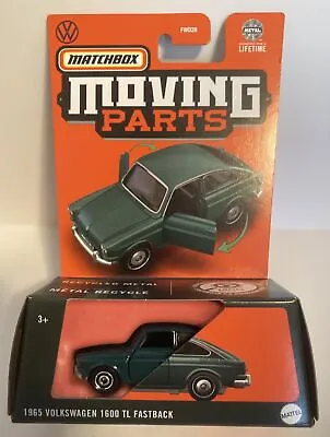 2024 Matchbox Moving Parts 1965 Volkswagen 1 600 TL Fastback READY TO BOX SHIP • $18.49