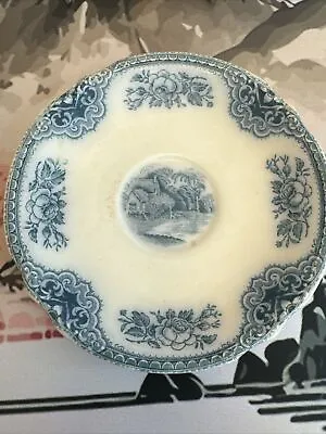 J & G Meakin The Sandown REG* SOL 319413 Antique Blue Floral England  5” Plate • $9.99