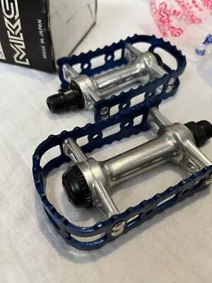 VTG 1980's OG MKS BM-7 Pedals 9/16  Blue Boxed Old School BMX NOS • $357.99