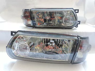 $180 • Buy New~1991-92-93-1994~Smoke Headlights Corner Lights For Nissan B13 Sentra & SE-R