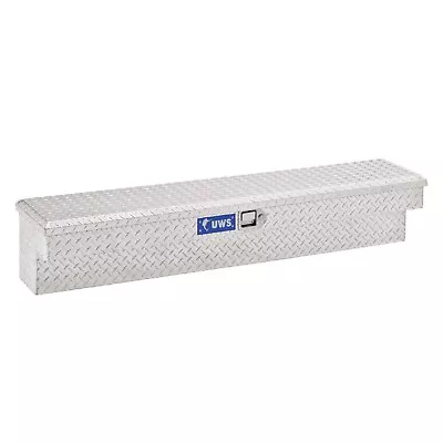 UWS EC30111 Bright Aluminum 60  Foam Filled Lid 3.7 CU Ft Truck Side Tool Box • $459.22