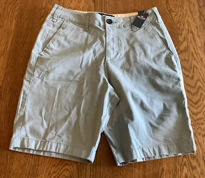 Hollister California Flat Front Short 9” Blue W28 Boys Mens Epic Flex Cotton • £9.99